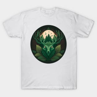 Nature Lover Deer - Designs for a Green Future and Hunters T-Shirt